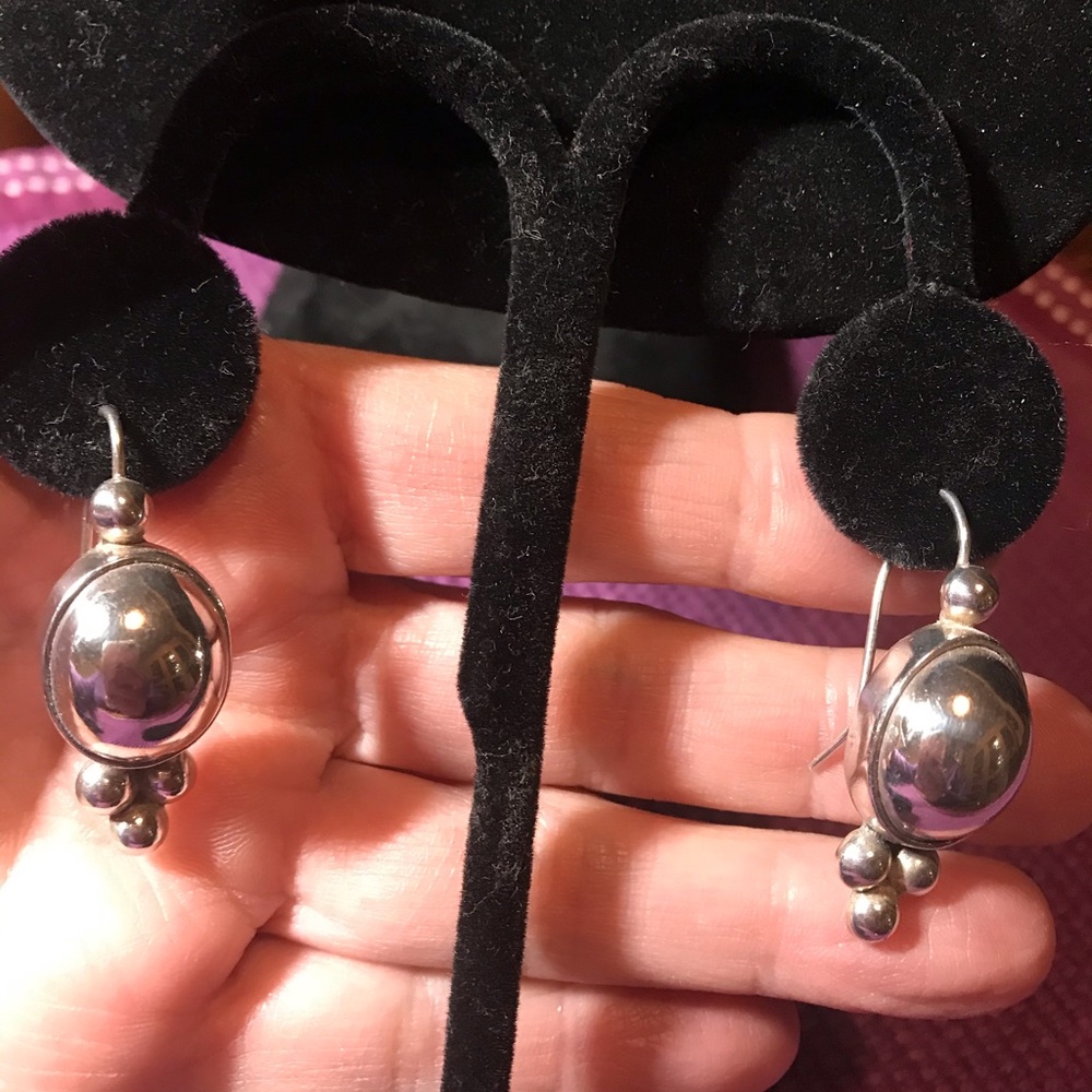 Beautiful Silver Mexican Earrings